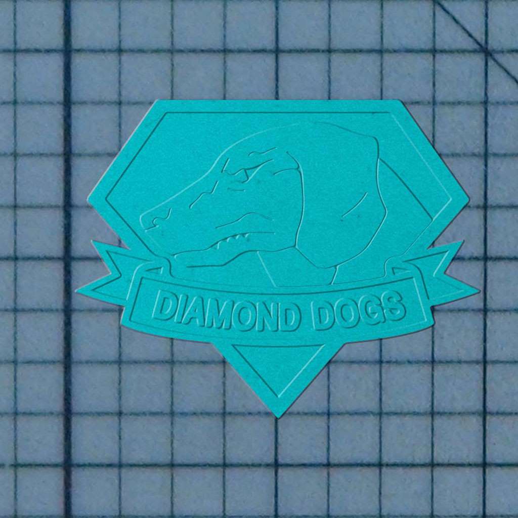 Metal Gear Solid - Diamond Dogs 227-248 Cookie Cutter and Stamp (Imprinted)