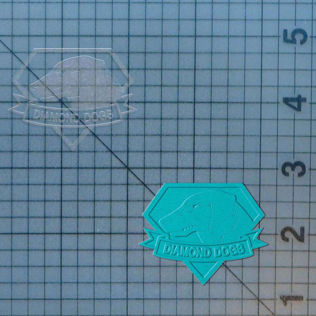 Metal Gear Solid - Diamond Dogs 227-248 Cookie Cutter and Stamp (Imprinted)