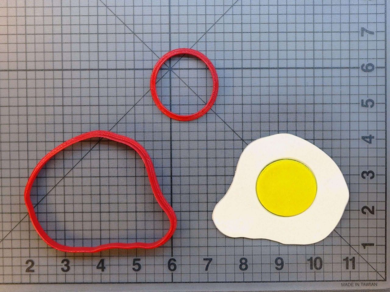 Sunny Side Up Egg 266-A215 Cookie Cutter Set