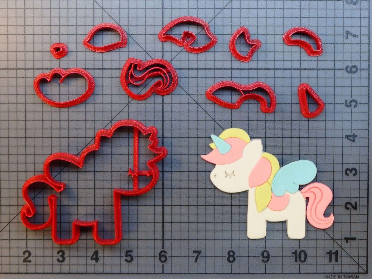 Unicorn 266-A174 Cookie Cutter Set