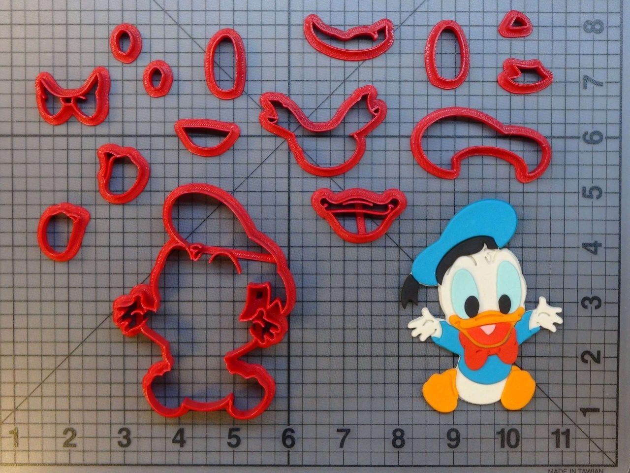 Baby Donald Duck 266-A254 Cookie Cutter Set