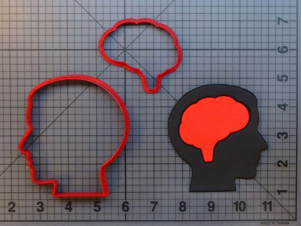 Brain Bubble 266-A362 Cookie Cutter Set