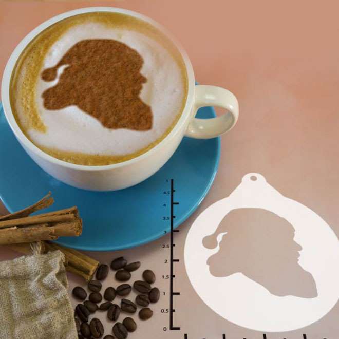 Christmas - Santa 263-014 Latte Art Stencil