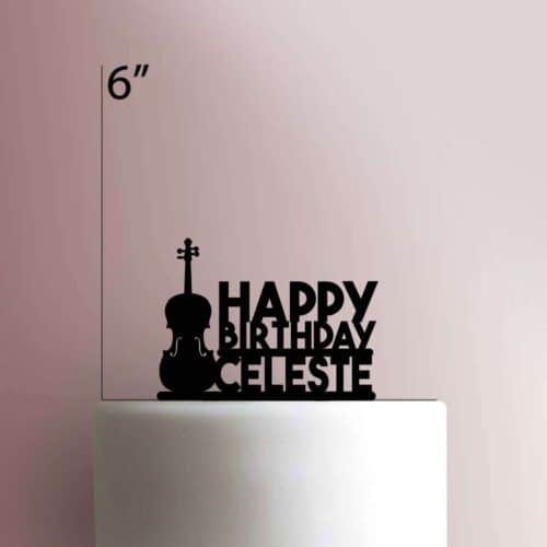 Custom Cello Birthday 225-462 Cake Topper