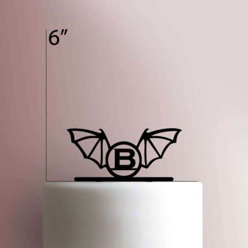 Custom Initial Batwing 225-452 Cake Topper