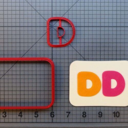 Dunkin Donuts Logo 266-A246 Cookie Cutter Set