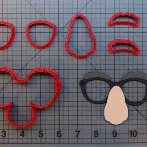 Eyeglass Disguise 266-A321 Cookie Cutter Set