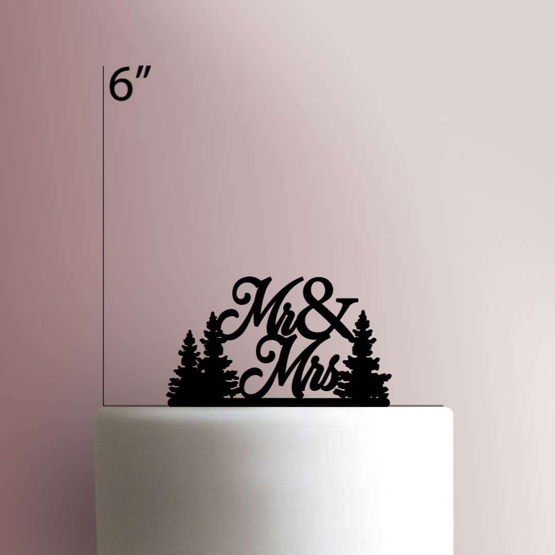 Forest Mr & Mrs 225-459 Cake Topper