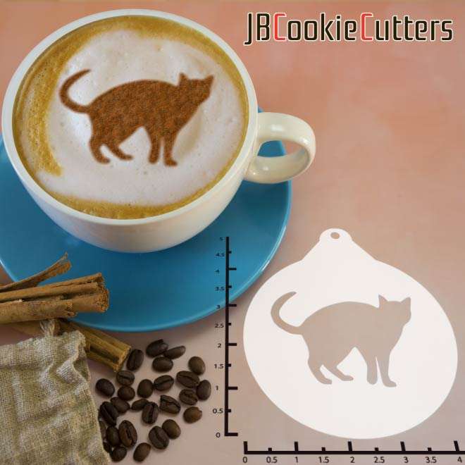 Halloween - Cat 263-025 Latte Art Stencil