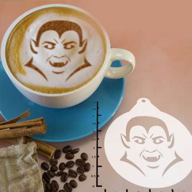 Halloween - Dracula 263-027 Latte Art Stencil