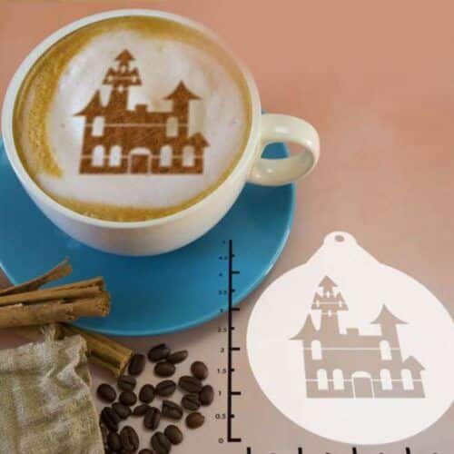Halloween - Haunted House 263-037 Latte Art Stencil