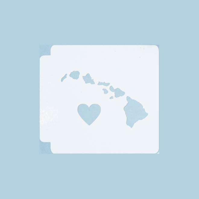 Hawaii State Love 783-A330 Stencil