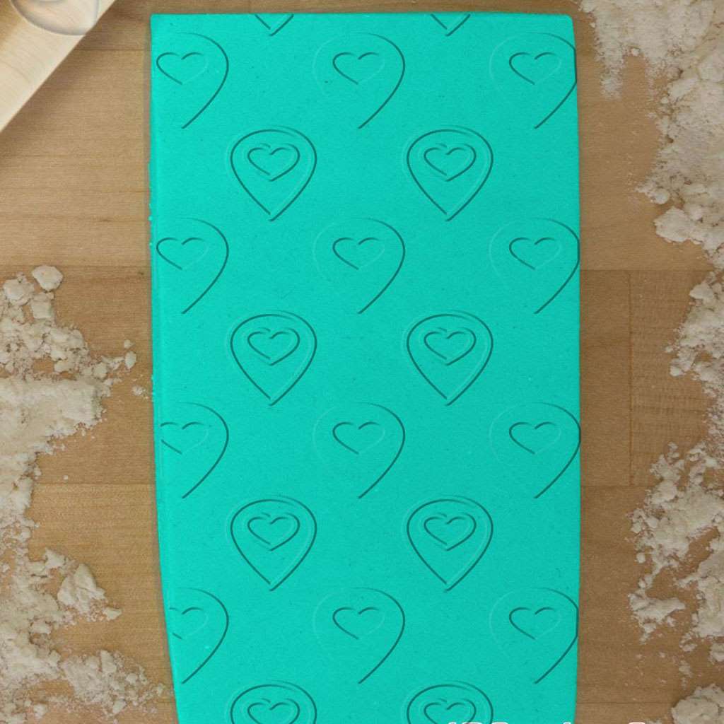 Heart Map Marker 765-290 Rolling Pin