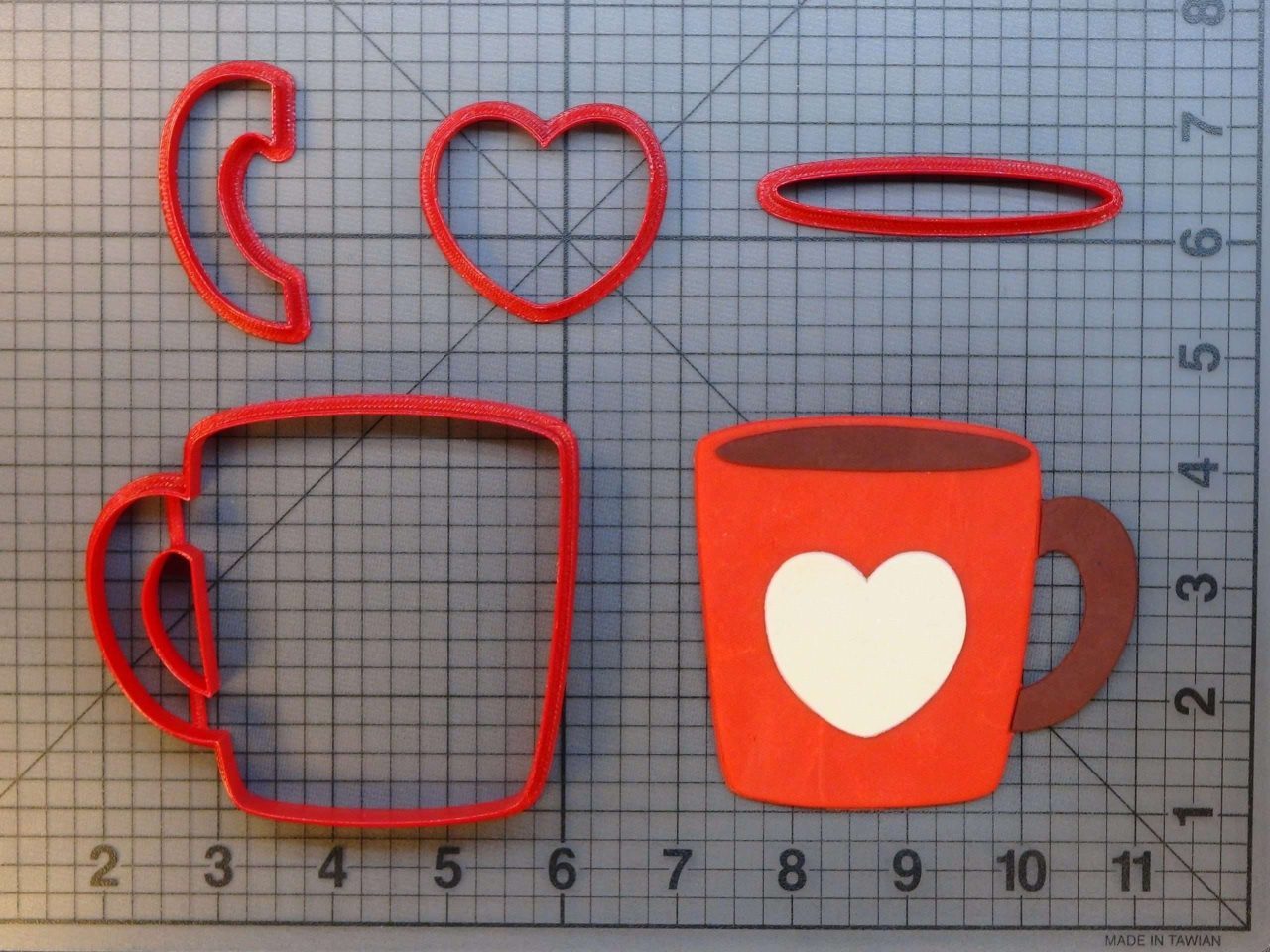 Heart Mug 266-A244 Cookie Cutter Set