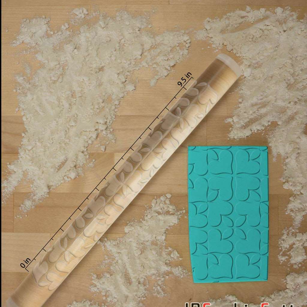 Heart Pattern 765-284 Rolling Pin