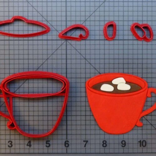 Hot Cocoa 266-A280 Cookie Cutter Set