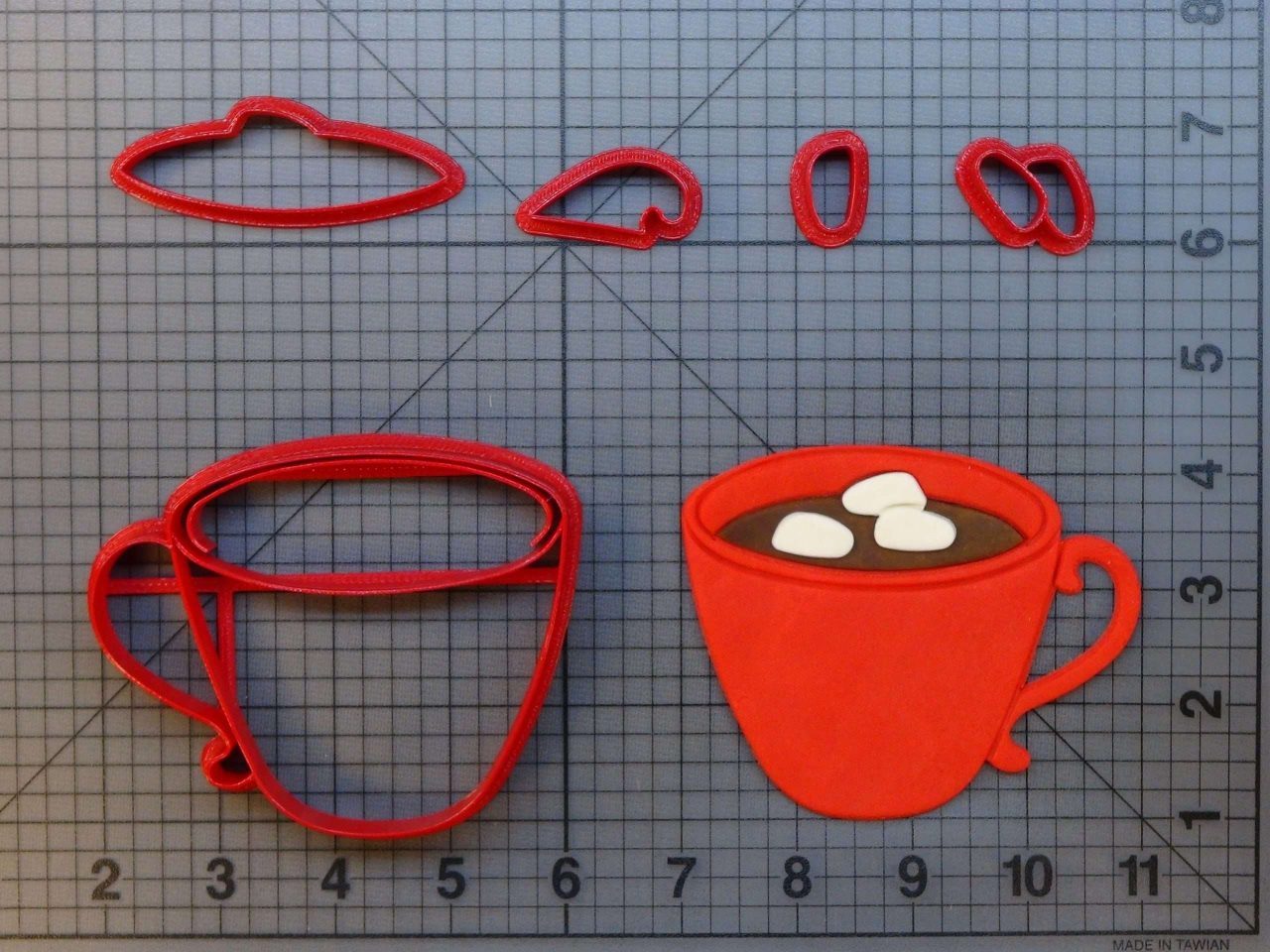 Hot Cocoa 266-A280 Cookie Cutter Set