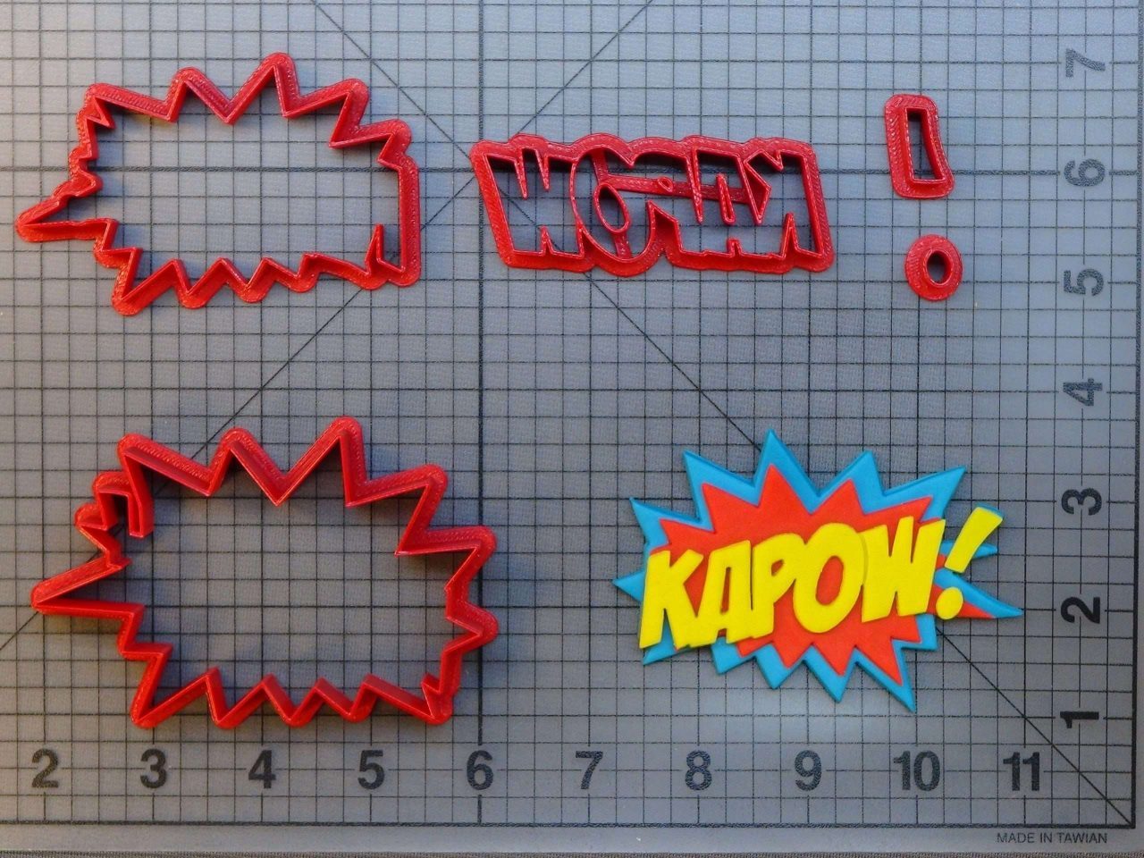 Kapow 266-A229 Cookie Cutter Set