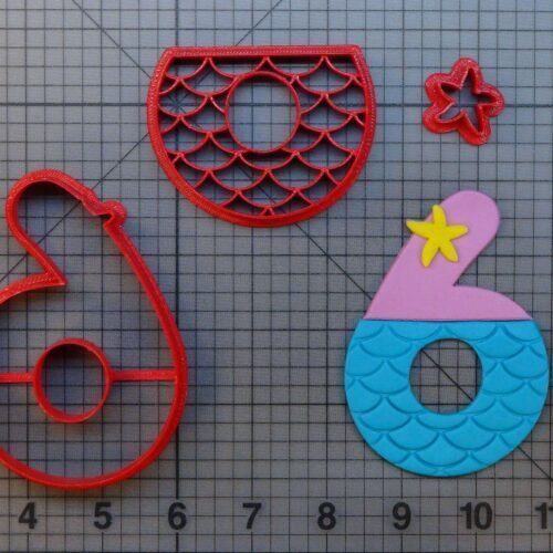 Mermaid Number - Six 266-A333 Cookie Cutter Set