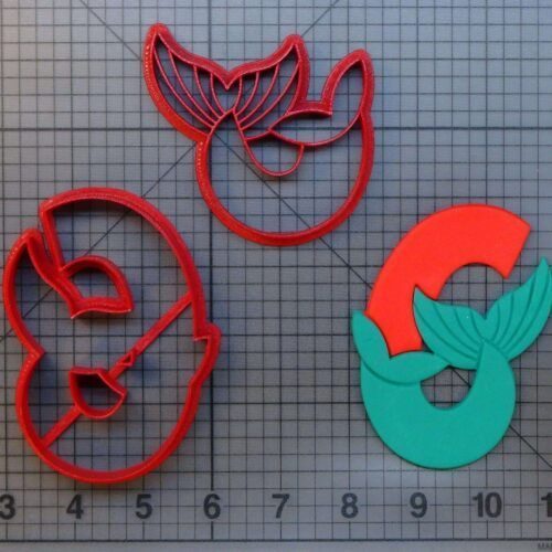 Mermaid Number - Six 266-A348 Cookie Cutter Set