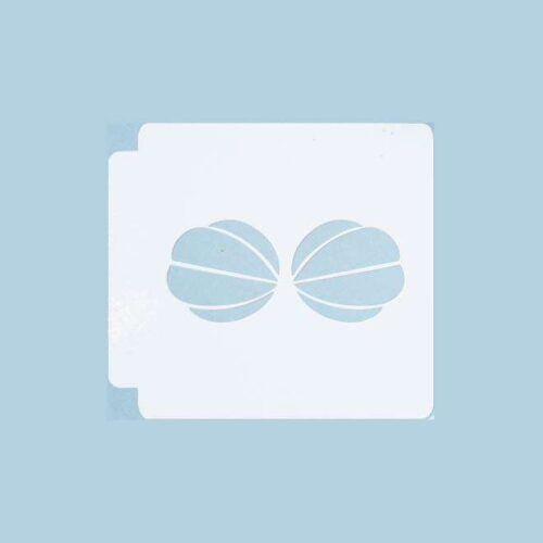 Mermaid Shell Bra 783-863 Stencil