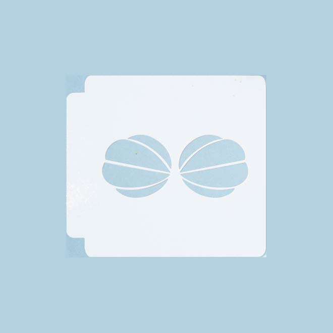 Mermaid Shell Bra 783-863 Stencil