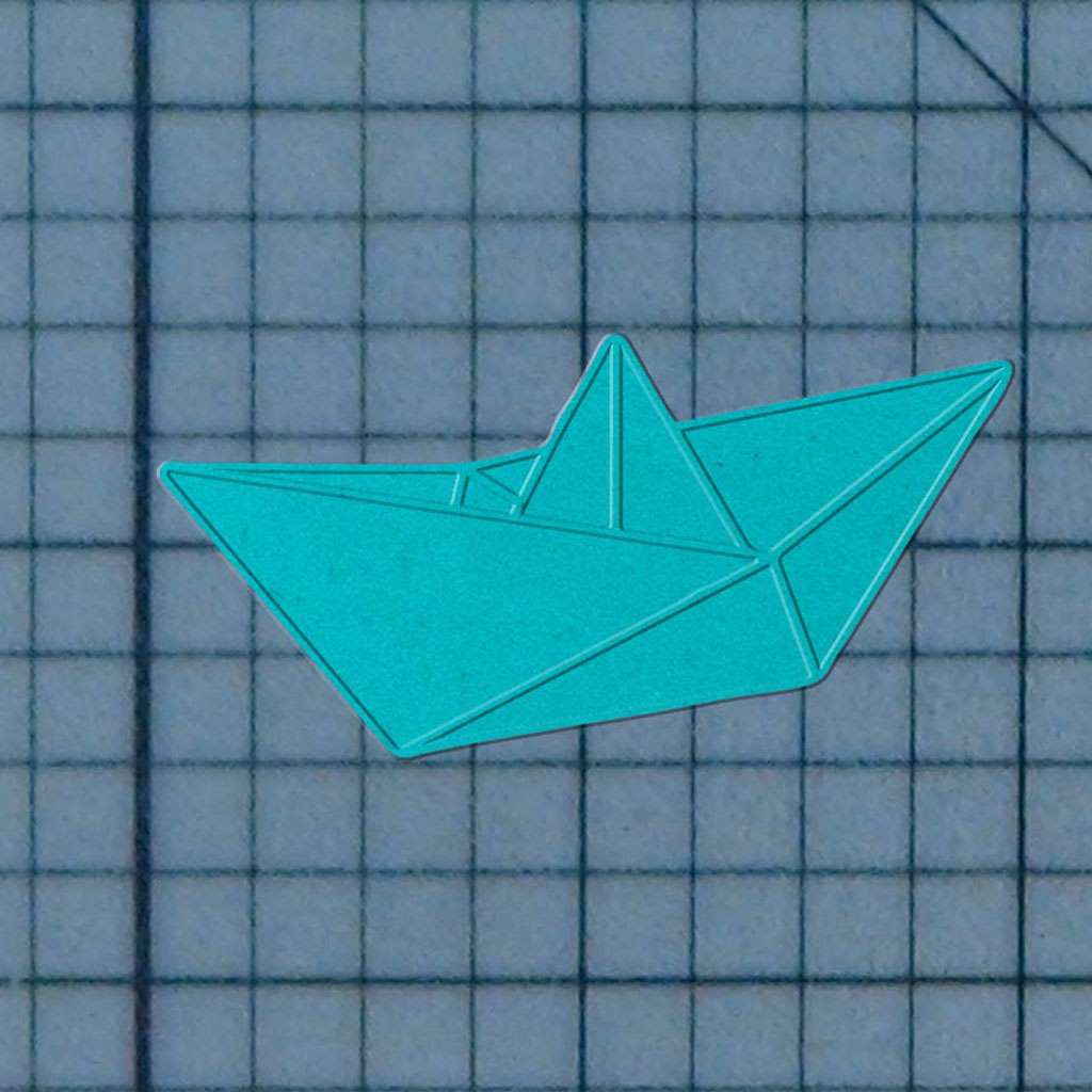 Origami Boat 227-316 Cookie Cutter and Stamp