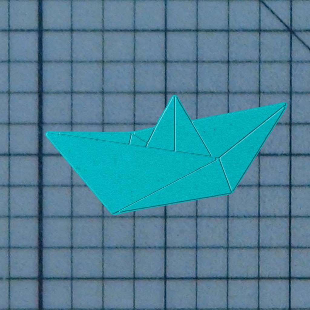 Origami Boat 227-316 Cookie Cutter and Stamp