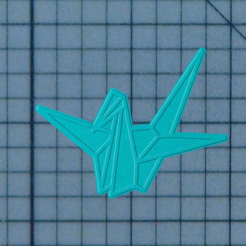 Origami Crane 227-314 Cookie Cutter and Stamp