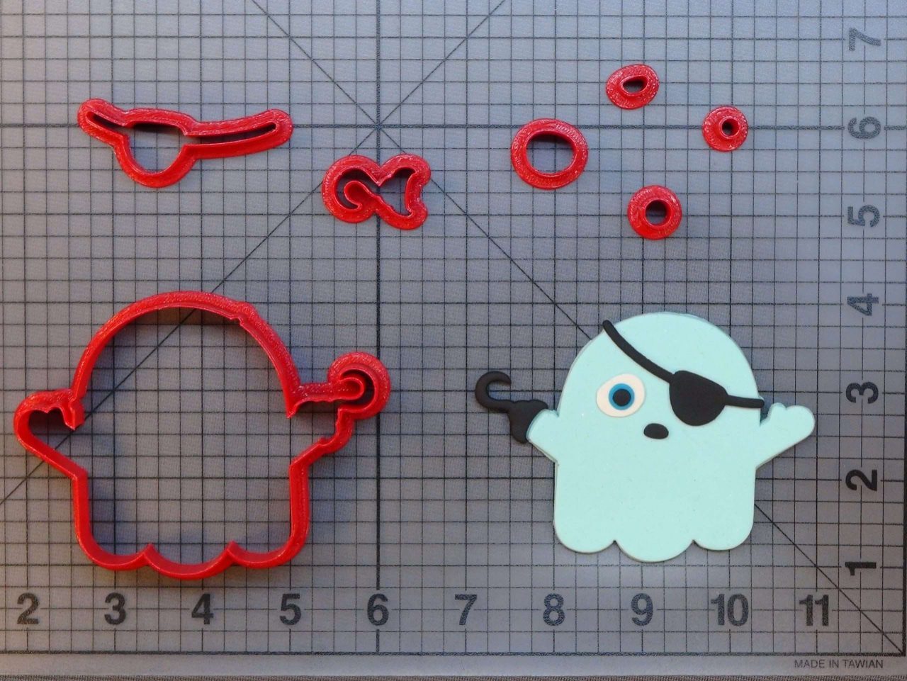 Pirate Ghost 266-A122 Cookie Cutter Set