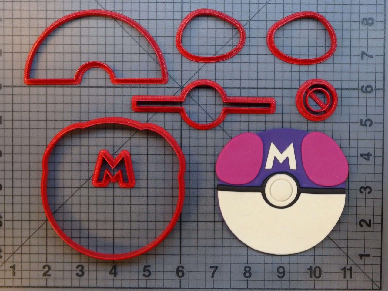 Pokemon - Masterball 266-A326 Cookie Cutter Set