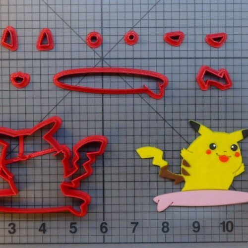 Pokemon - Surfing Pikachu 266-A322 Cookie Cutter Set