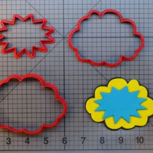Pop Art Bubble 266-A227 Cookie Cutter Set