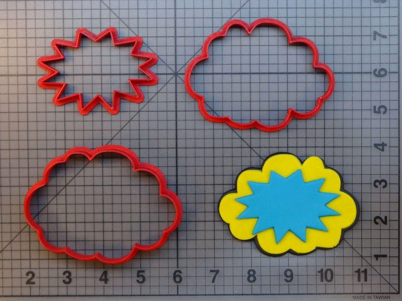 Pop Art Bubble 266-A227 Cookie Cutter Set