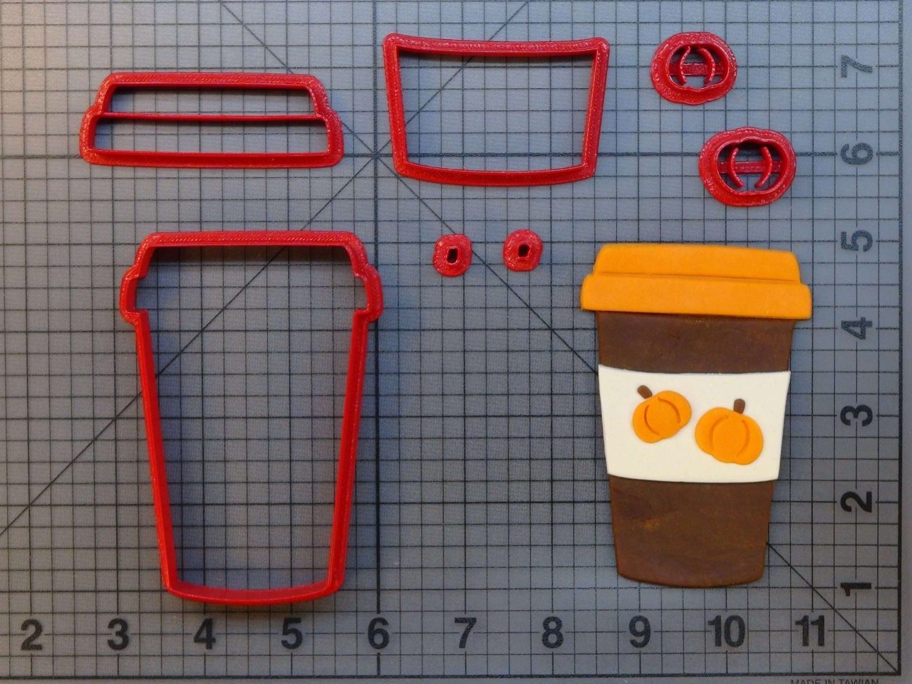 Pumpkin Spice Latte 266-A312 Cookie Cutter Set