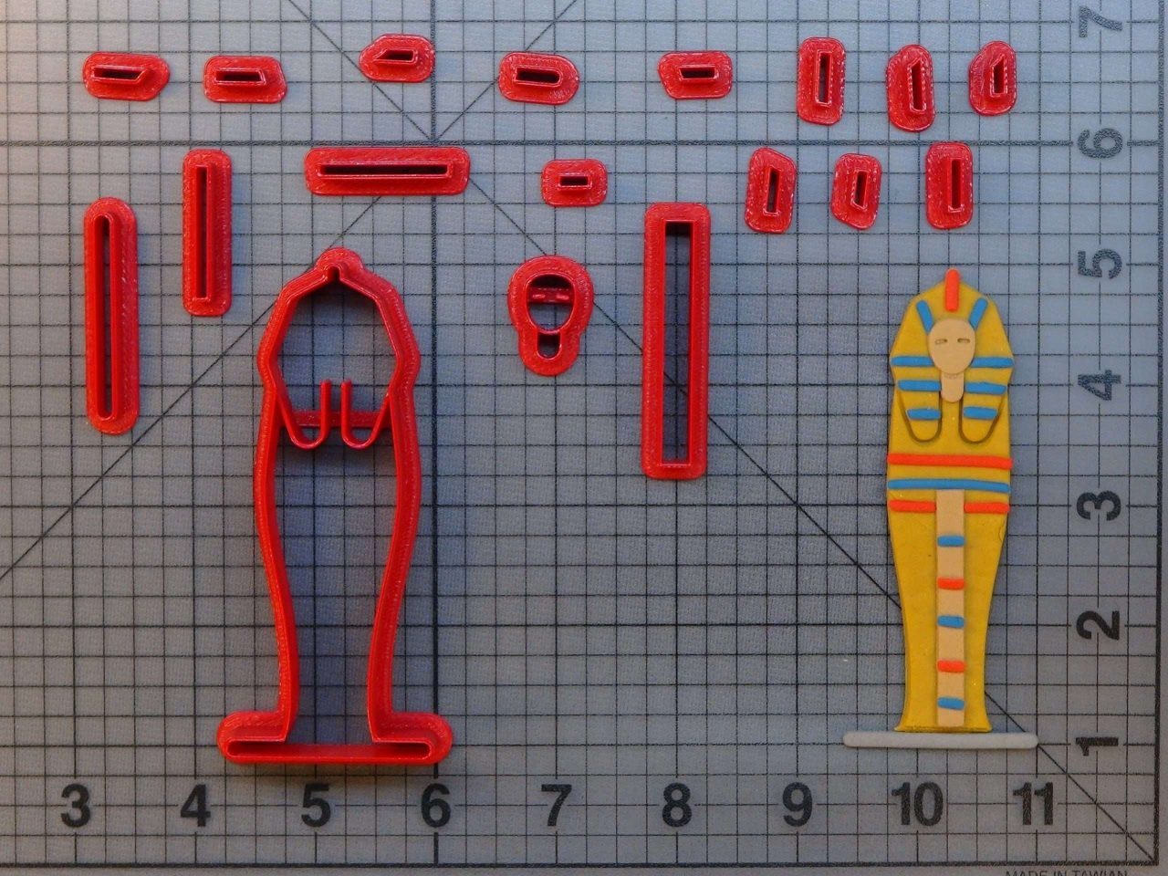 Sarcophagus 266-A103 Cookie Cutter Set