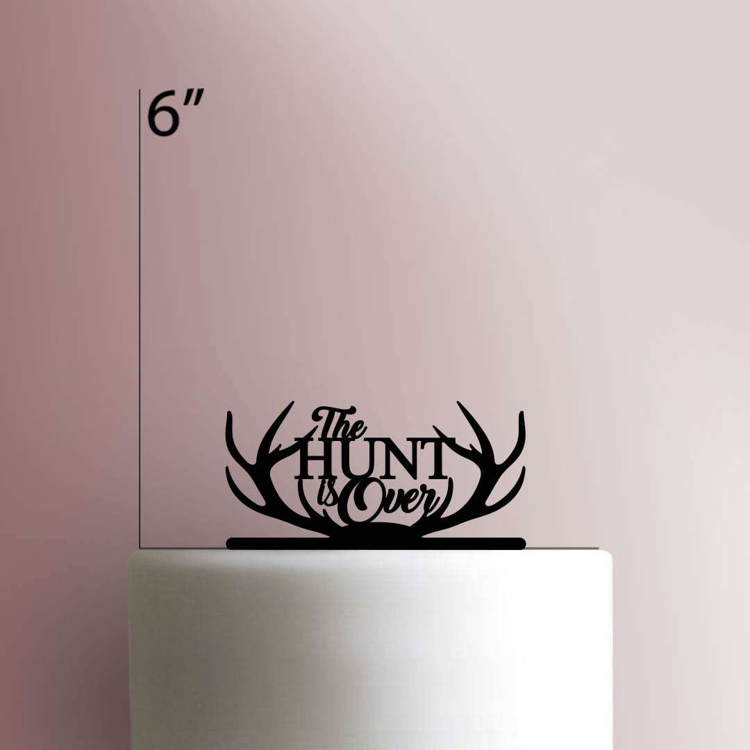 The Hunt is Over 225-432 Cake Topper