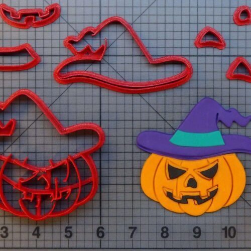 Witch Jack O' Lantern 266-A315 Cookie Cutter Set
