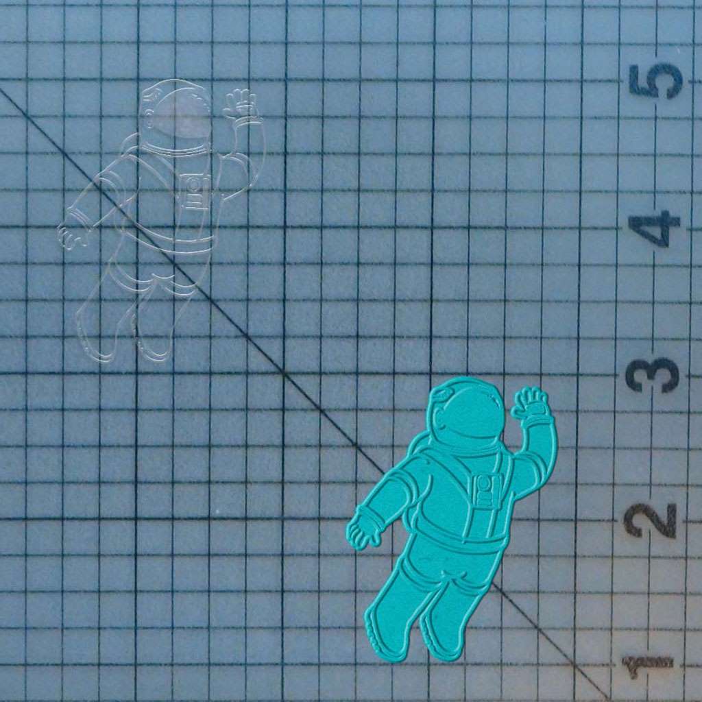 Astronaut 227-364 Cookie Cutter and Acrylic Stamp - Image 4