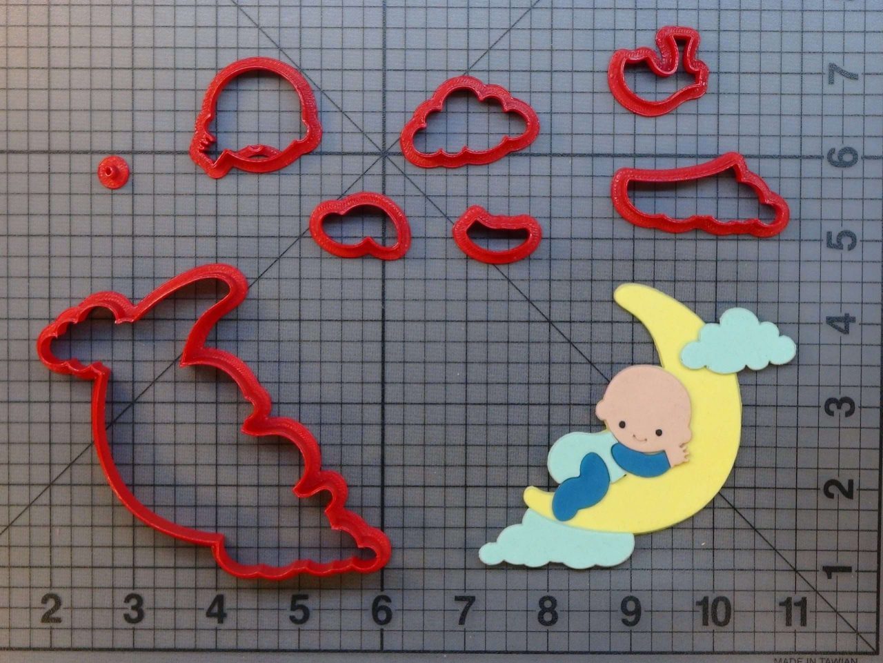 Baby Moon 266-A371 Cookie Cutter Set