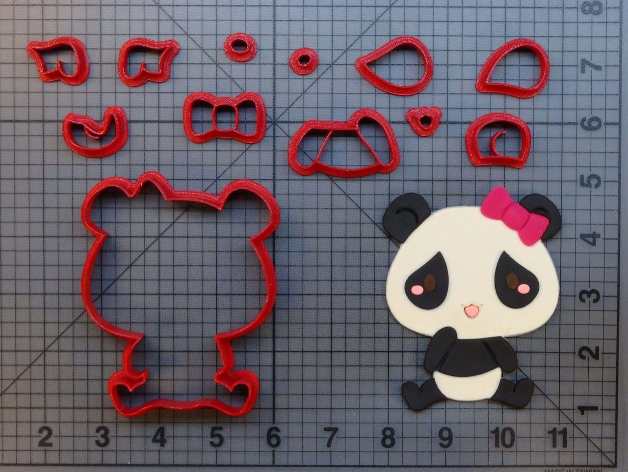 Baby Panda 266-A379 Cookie Cutter Set