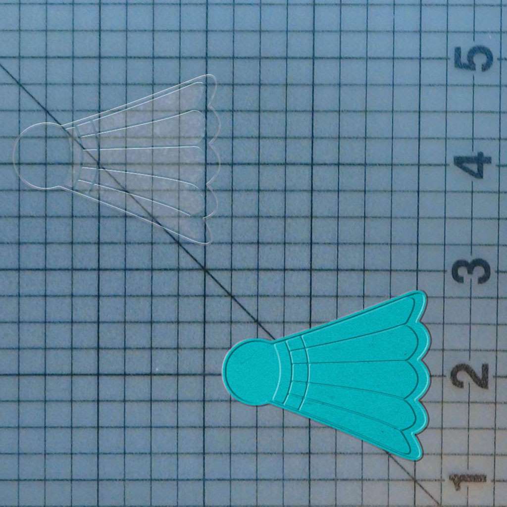 Badminton Birdie 227-555 Cookie Cutter and Stamp
