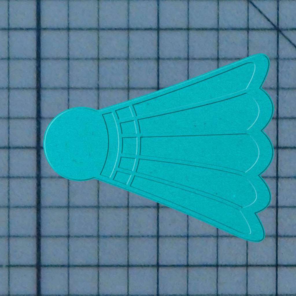 Badminton Birdie 227-555 Cookie Cutter and Acrylic Stamp - Image 3