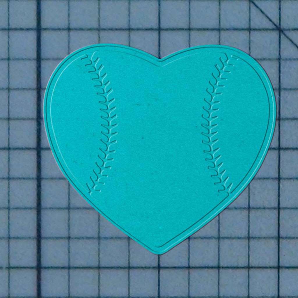 Baseball Heart 227-472 Cookie Cutter and Stamp