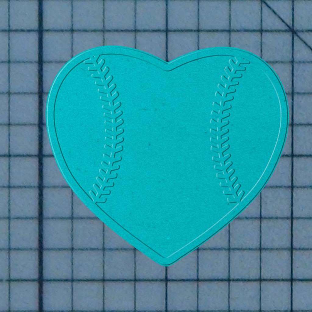 Baseball Heart 227-472 Cookie Cutter and Stamp