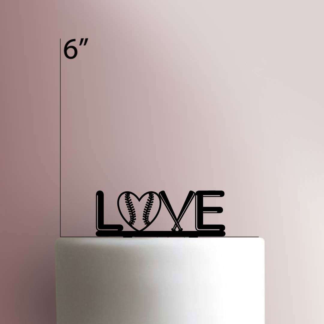 Baseball Love 225-344 Cake Topper