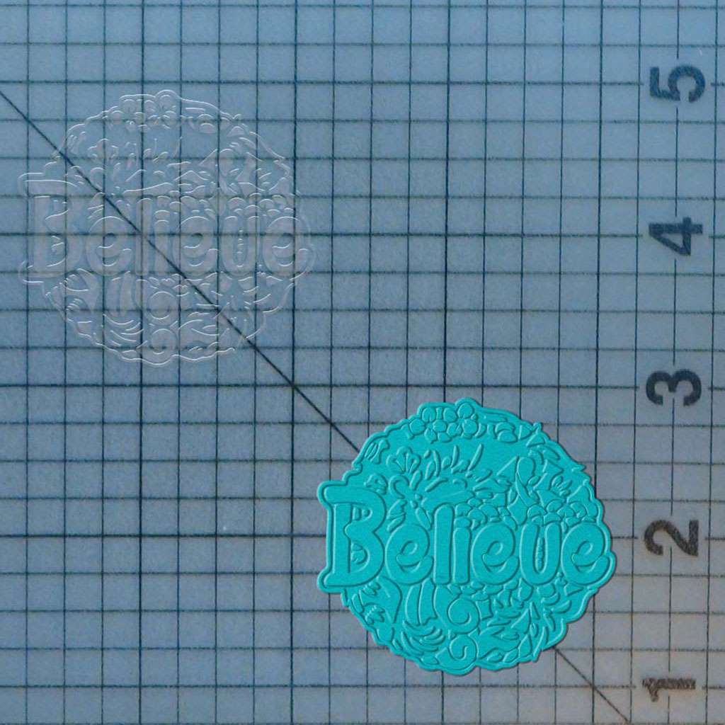 Believe 227-477 Cookie Cutter and Stamp
