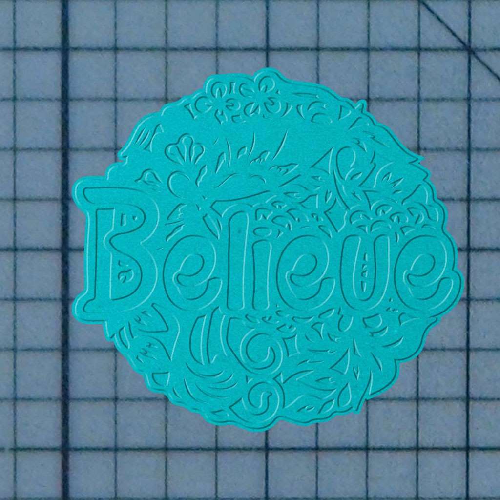 Believe 227-477 Cookie Cutter and Stamp
