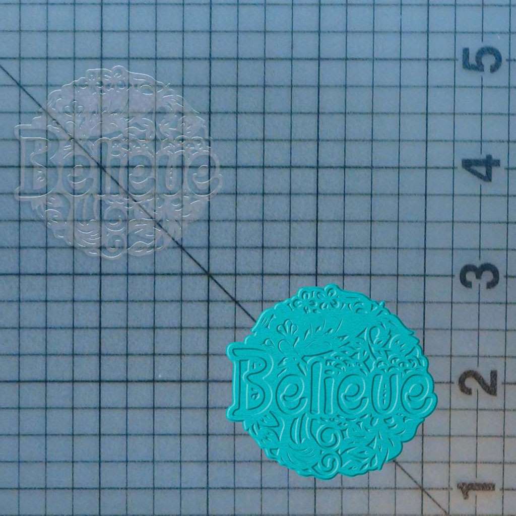 Believe 227-477 Cookie Cutter and Stamp