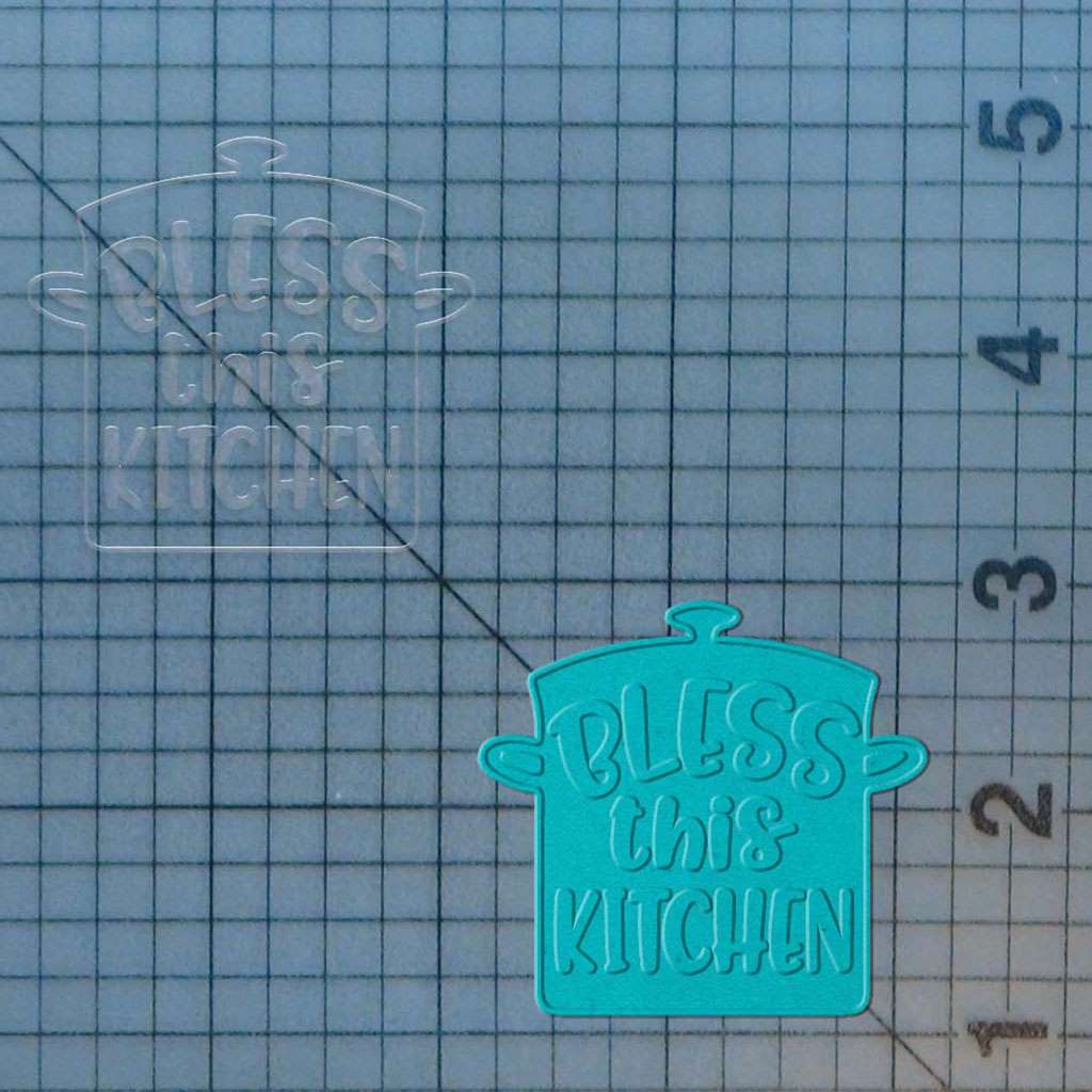 Bless This Kitchen 227-495 Cookie Cutter and Stamp